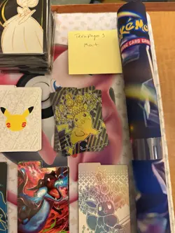 MASSIVE Assortment Of Pokemon ETB UPC Sleeves, Mat, Dice, Coins, Jumbo Cards,ETC - Image 3
