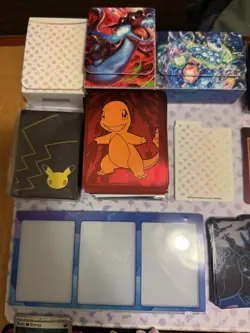 MASSIVE Assortment Of Pokemon ETB UPC Sleeves, Mat, Dice, Coins, Jumbo Cards,ETC - Image 5