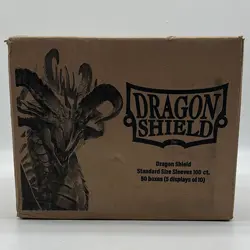 Dragon Shield Matte Black Standard Size Card Sleeves Case (50) 100ct Boxes - Image 2