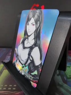 Tifa Lockhart Final Fantasy Art Card Rare Holo Collectible Video Game CCG NM - Image 2