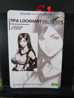 Tifa Lockhart Final Fantasy Art Card Rare Holo Collectible Video Game CCG NM - Image 3