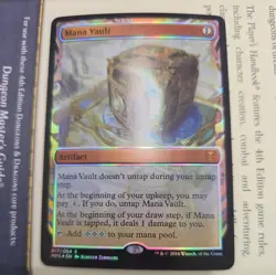 MTG English Mana Vault NM Foil Kaladesh Inventions - Image 1