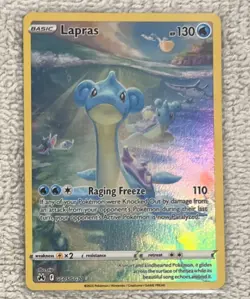 Lapras GG05/GG70 Crown Zenith: Galarian Gallery Pokemon Card NM - Image 1