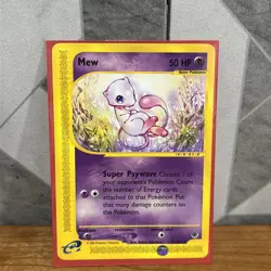 Pokemon Mew TCG Regular Card 55/165 Expedition NM Non-Holo Clean Copy - Image 1