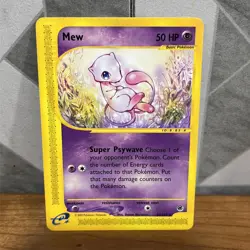 Pokemon Mew TCG Regular Card 55/165 Expedition NM Non-Holo Clean Copy - Image 2
