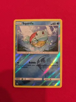 Pokemon Squirtle Reverse Holo Starter Card 33/214 2019 SM Unbroken Bonds - Image 1