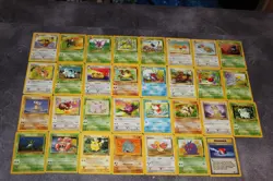 Lot of 31 Vintage Pokemon Cards Jungle Starter Set from 1999, All Different - Image 1