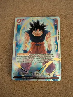 Dragon Ball Fusion World Card FB02-035 Glimpse of a Hidden Arrogance PROMO Card - Image 1
