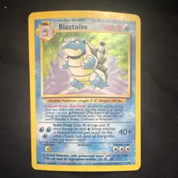 Pokemon Blastoise Base Set Holo Rare 2/102 Wizards 1999 English Card - Image 1