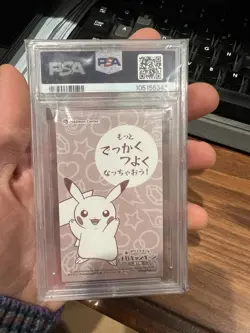 Pokemon 2015 Japanese PSA 10 Poncho Wearing Pikachu Business Card Charizard Y - Image 2