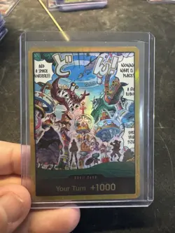 DON!! Card (Egghead) (Gold) The Azure Sea's Seven Foil - Image 1