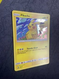 Pikachu - SM206 - Black Star Holo Rare Promo - Pokemon Card - NM-LP - Image 2