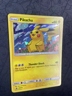 Pikachu - SM206 - Black Star Holo Rare Promo - Pokemon Card - NM-LP - Image 4