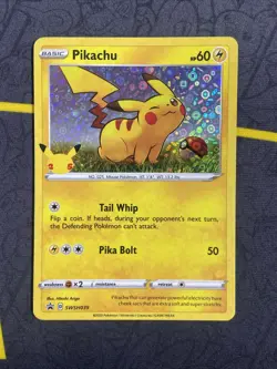 Pokemon TCG Pikachu SWSH039 SWSH: Sword & Shield Promo Cards Holo NM - Image 1