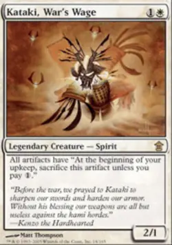 1x Kataki, War's Wage Moderate Play MTG Magic - Kid Icarus - - Image 1