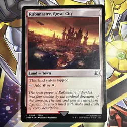 MTG - Final Fantasy: Rabanastre, Royal City (0287) - Land - NP Regular - Image 1