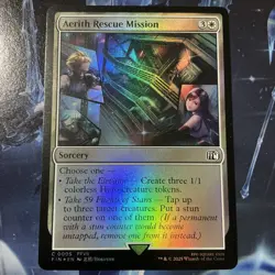x1 Aerith Rescue Mission FOIL FIN Final Fantasy MTG 5 M/NM 1x - Image 1