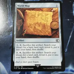 MTG Magic the Gathering World Map (270/764) Final Fantasy M/NM Regular - Image 1