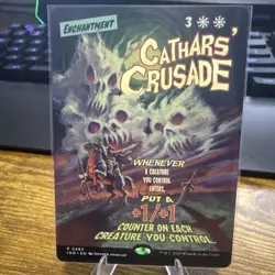 Cathars' Crusade Innistrad Remastered extended art Enchantment 483 MTG - Image 1