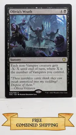 Olivia's Wrath Commander: Innistrad: Crimson Vow Regular - Image 1