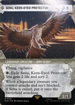 Senu, Keen-Eyed Protector (Showcase) R Universes Beyond: Assassin's Creed 128 NM - Image 1