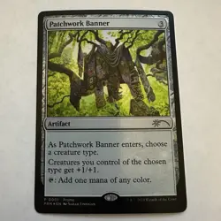 Patchwork Banner Media Promos Foil NM MTG Magic the Gathering - Image 1