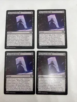 MTG 4x Not Dead After All Wilds of Eldraine WOE Regular LP FREE SHIPPING - Image 1