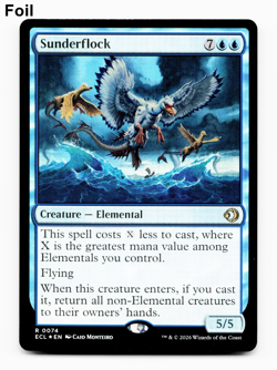 Sunderflock (FOIL) - [Lorwyn Eclipsed] Magic - MTG ECL 0074 NM 💧 - Image 1