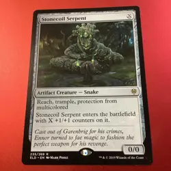 Stonecoil Serpent 235/269 Throne of Eldraine ELD MTG NM - Image 2
