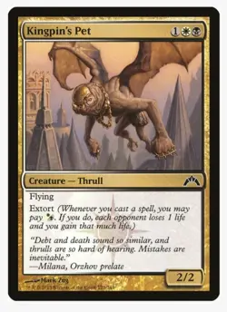 Kingpin's Pet | MTG GTC | Orzhov Thrull Extort Lifedrain Pauper EDH | LP - Image 1