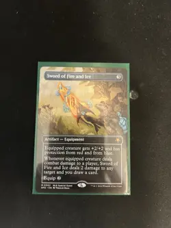 sword of fire and ice borderless MTG - Image 1