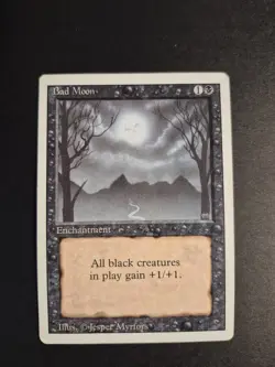 Bad Moon (Revised Edition) Regular MTG - Image 1