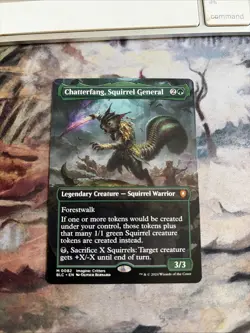 Chatterfang, Squirrel General (Borderless) Commander: Bloomburrow Regular - Image 1