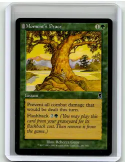 Lightly played Moment's Peace #251 Odyssey W/Tracking - Image 1