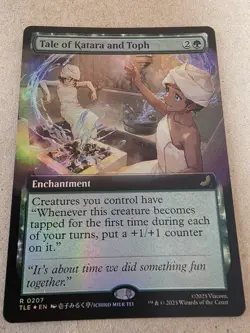Tale of Katara and Toph - #207 Foil Extended - Avatar: The Last Airbender - Mtg - Image 1