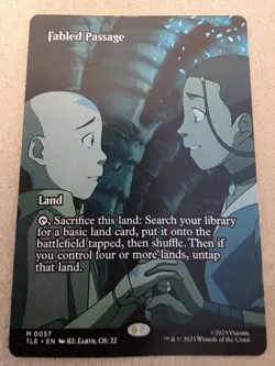 Fabled Passage - (Borderless) Avatar: The Last Airbender - Regular - Mtg - Image 1
