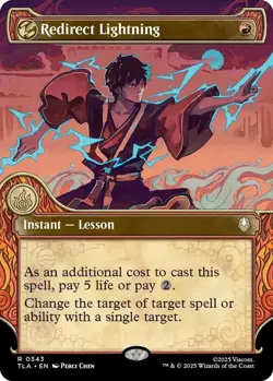 showcase REDIRECT LIGHTNING 0343 Avatar The Last Airbender MTG - Image 1