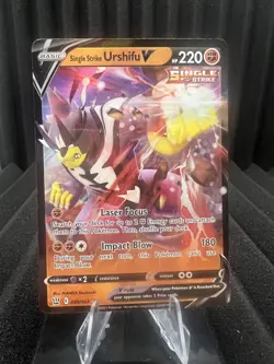 Single Strike Urshifu V 085/163 Swsh05 - Battle Styles Holo - Pokemon Card NM - Image 1
