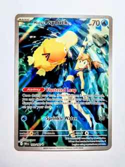 Misty's Psyduck 193/182 Pokemon TCG Sv10 Destined Rivals Illustration Rare NM - Image 1