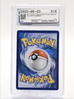 RESHIRAM 2021 POKEMON CELEBRATIONS B&W HOLO ULTRA RARE 113/114 CGC 10 Q0004 - Image 2