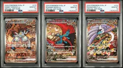 PSA 10 Pokemon Japanese Roaring Moon Raging Boltex Sandy Shocks SAR Terastal Fes - Image 1