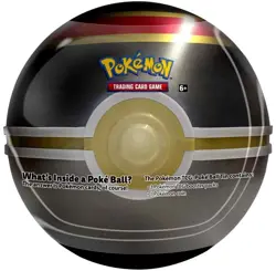Pokemon Luxury Poke Ball Tin 3 Packs & Coin TCG Sealed - Image 1