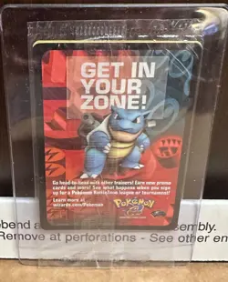 2002 Pokemon 4Ever Celebi Promo Insert Get In Your Zone Sealed Mint - Image 1