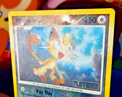 Meowth Platinum Reverse Holo 106/146 Legends Awakened Pokemon TCG 2008 HP - Image 2