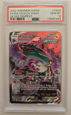 Rayquaza VMAX Pokemon SWSH Silver Tempest #TG20 PSA 10 - Image 1