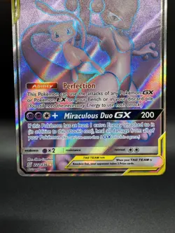 Pokemon TCG Mewtwo & Mew GX Full Art Ultra Rare 222/236 SM Unified Minds - MP/HP - Image 4