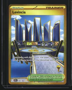 Levincia Gold Rare Pokemon Destined Rivals 244/182 NM - Image 1