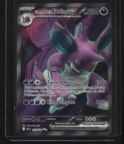 Pokemon Destined Rivals Team Rocket's Nidoking ex 216/182 Full Art Ultra Rare - Image 1