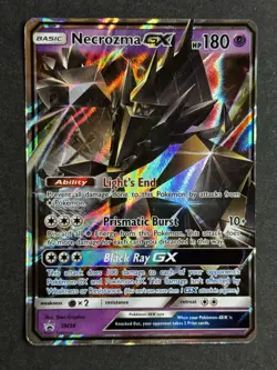 Necrozma GX SM58 Black Star Promo Pokemon TCG NM/dents - Image 1