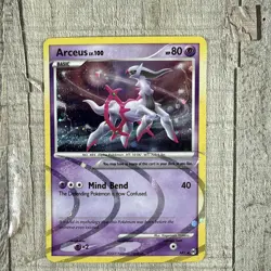 Pokemon - Arceus AR7 Platinum Holofoil - Lightly Played Holo Vintage RARE - Image 2